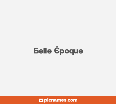 Belle Époque